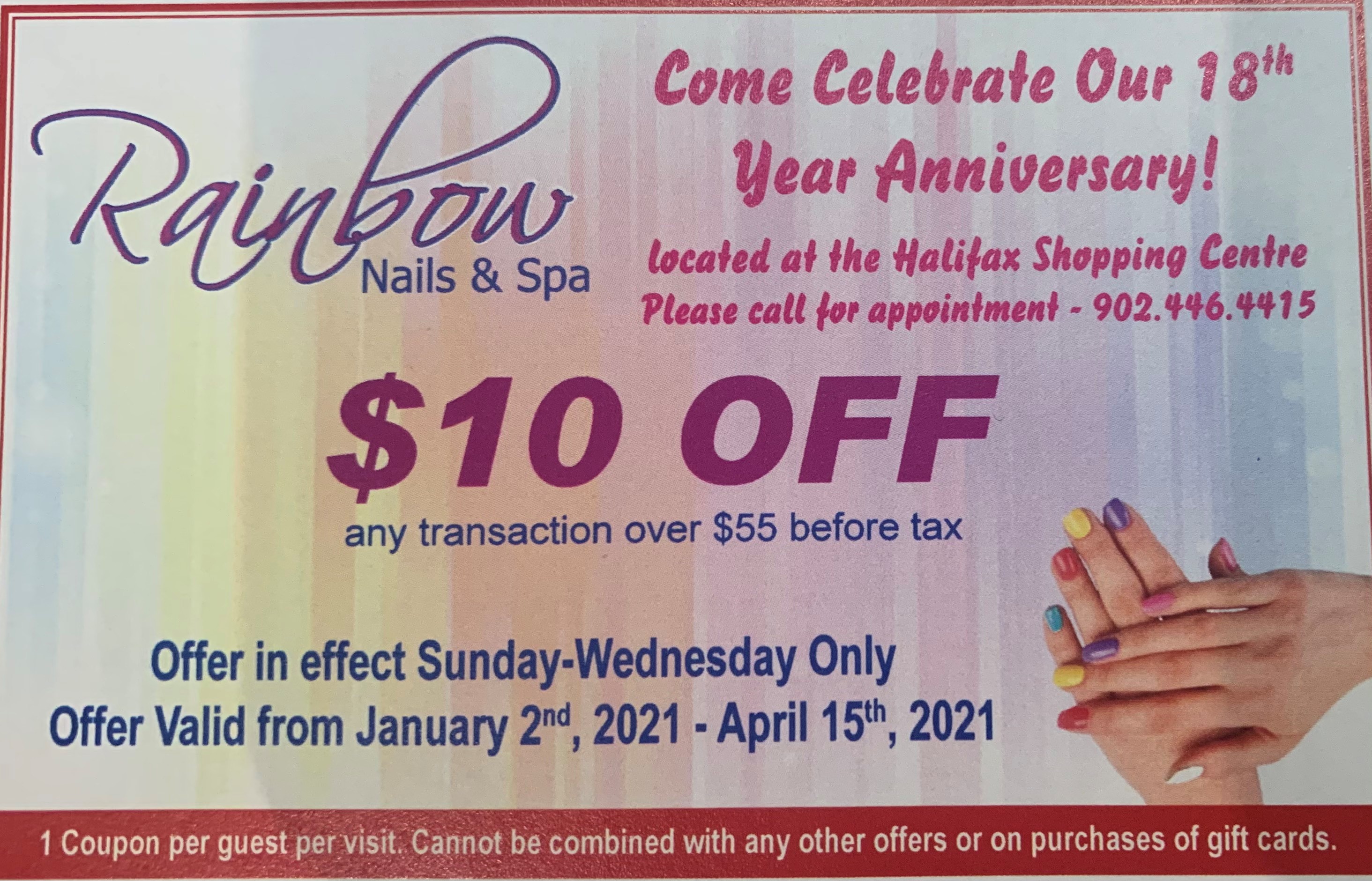 Promotions Halifax Nail Salon Manicure And Pedicure